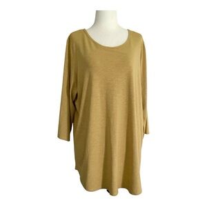 Cynthia Rowley long mustard top